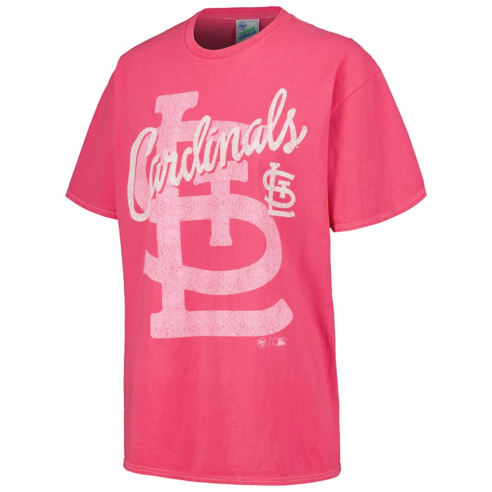 St. Louis Cardinals Women's Dopamine Tradition T-Shirt Pink