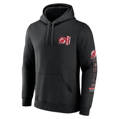 New Jersey Devils Fanatics Revolution Pullover Hoodie - Black Jerseys