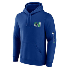 Vancouver Canucks Fanatics Revolution Pullover Hoodie - Blue Hoodies