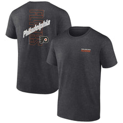 Philadelphia Flyers Fanatics Backbone T-Shirt - Heather Charcoal T-shirts