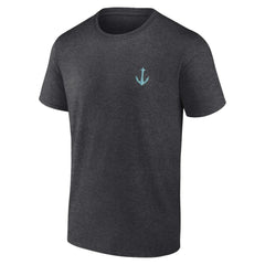 Seattle Kraken Fanatics Backbone T-Shirt - Heather Charcoal T-shirts