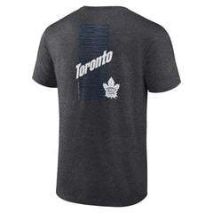 Toronto Maple Leafs Fanatics Backbone T-Shirt - Heather Charcoal T-shirts