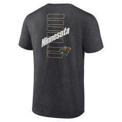 Minnesota Wild Fanatics Backbone T-Shirt - Heather Charcoal T-shirts