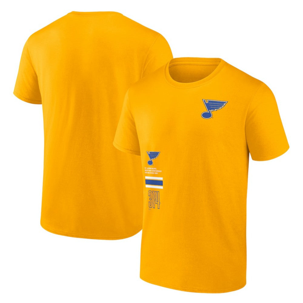 St. Louis Blues Fanatics Represent T-Shirt - Gold T-shirts