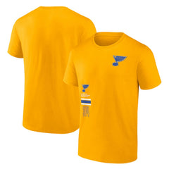 St. Louis Blues Fanatics Represent T-Shirt - Gold T-shirts
