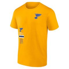 St. Louis Blues Fanatics Represent T-Shirt - Gold T-shirts