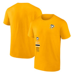 Pittsburgh Penguins Fanatics Represent T-Shirt - Gold T-shirts