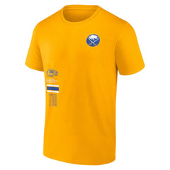 Buffalo Sabres Fanatics Represent T-Shirt - Gold T-shirts