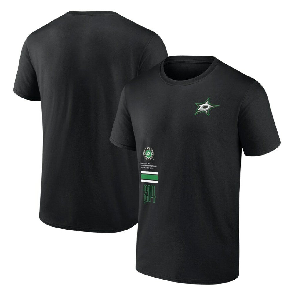 Dallas Stars Fanatics Represent T-Shirt - Black T-shirts