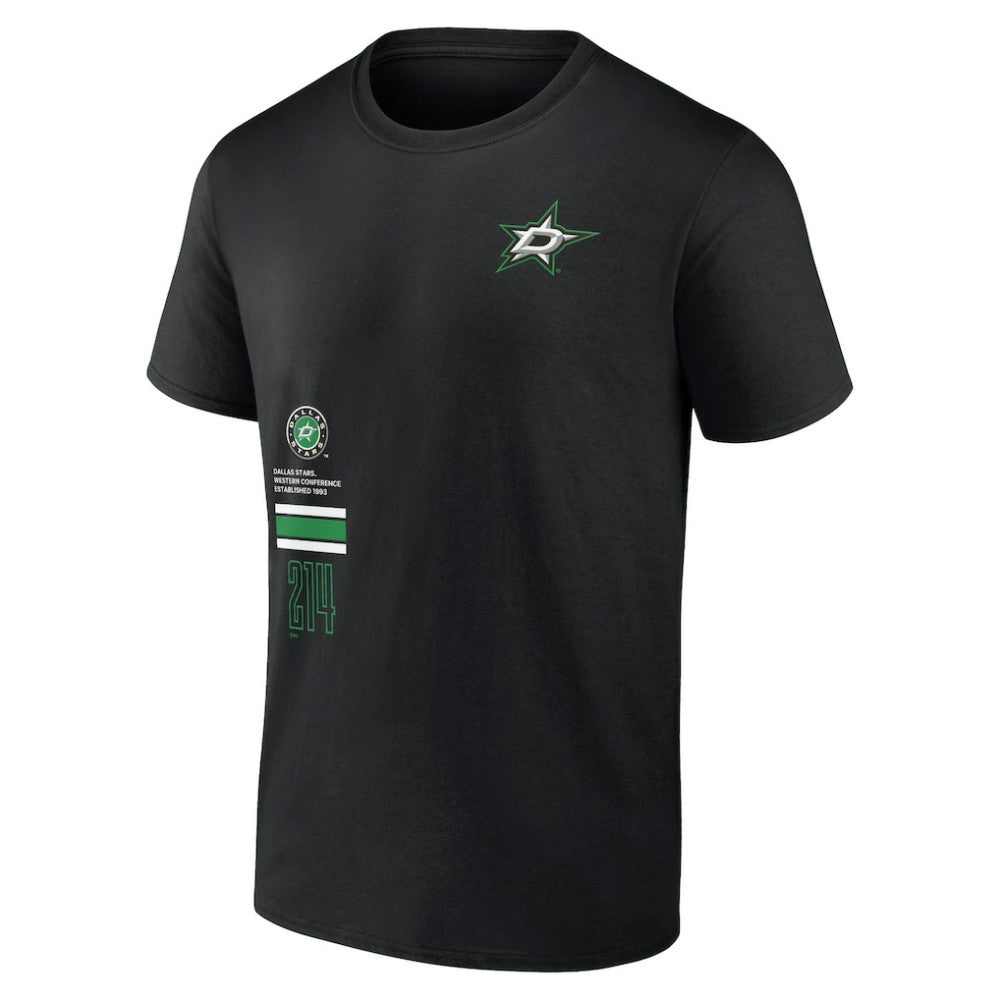 Dallas Stars Fanatics Represent T-Shirt - Black T-shirts