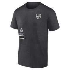 Los Angeles Kings Fanatics Represent T-Shirt - Heather Charcoal T-shirts