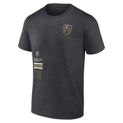Vegas Golden Knights Fanatics Represent T-Shirt - Heather Charcoal T-shirts