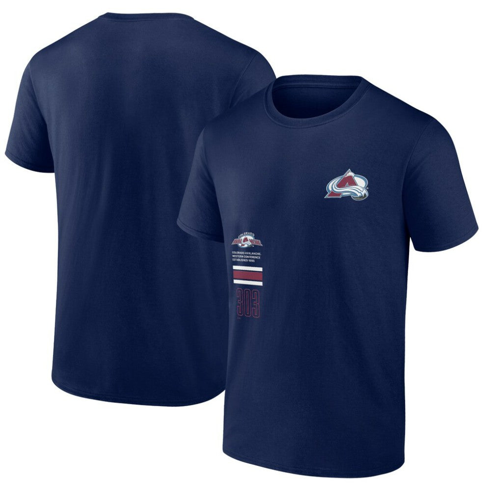 Colorado Avalanche Fanatics Represent T-Shirt - Navy T-shirts