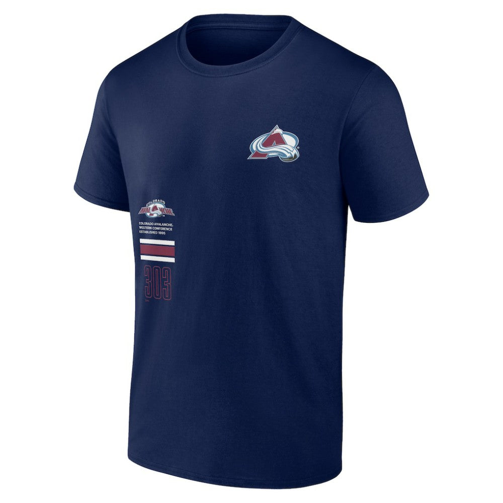 Colorado Avalanche Fanatics Represent T-Shirt - Navy T-shirts