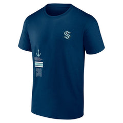Seattle Kraken Fanatics Represent T-Shirt - Deep Sea Blue T-shirts