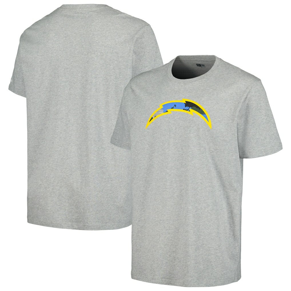 Los Angeles Chargers New Era Camo Logo T-Shirt - Gray sale