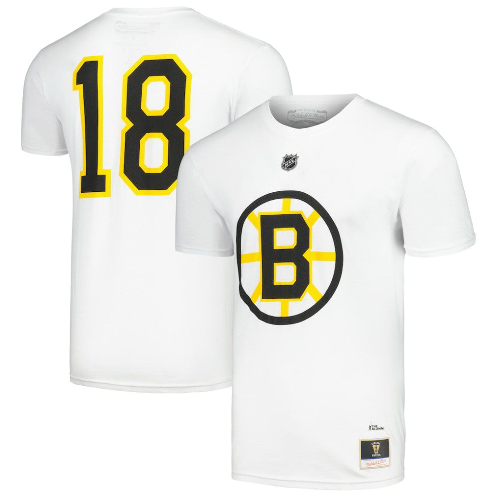 Willie O'Ree Boston Bruins Mitchell & Ness Name & Number T-Shirt - White T-shirts