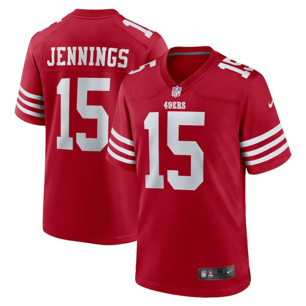 Jauan Jennings San Francisco 49ers Game Jersey - Scarlet discount