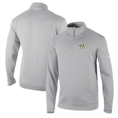 Nashville Predators Columbia Wickham Hills Omni-Wick Quarter-Zip Jacket - Gray Jackets