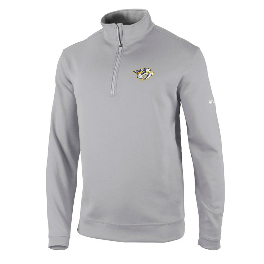 Nashville Predators Columbia Wickham Hills Omni-Wick Quarter-Zip Jacket - Gray Jackets