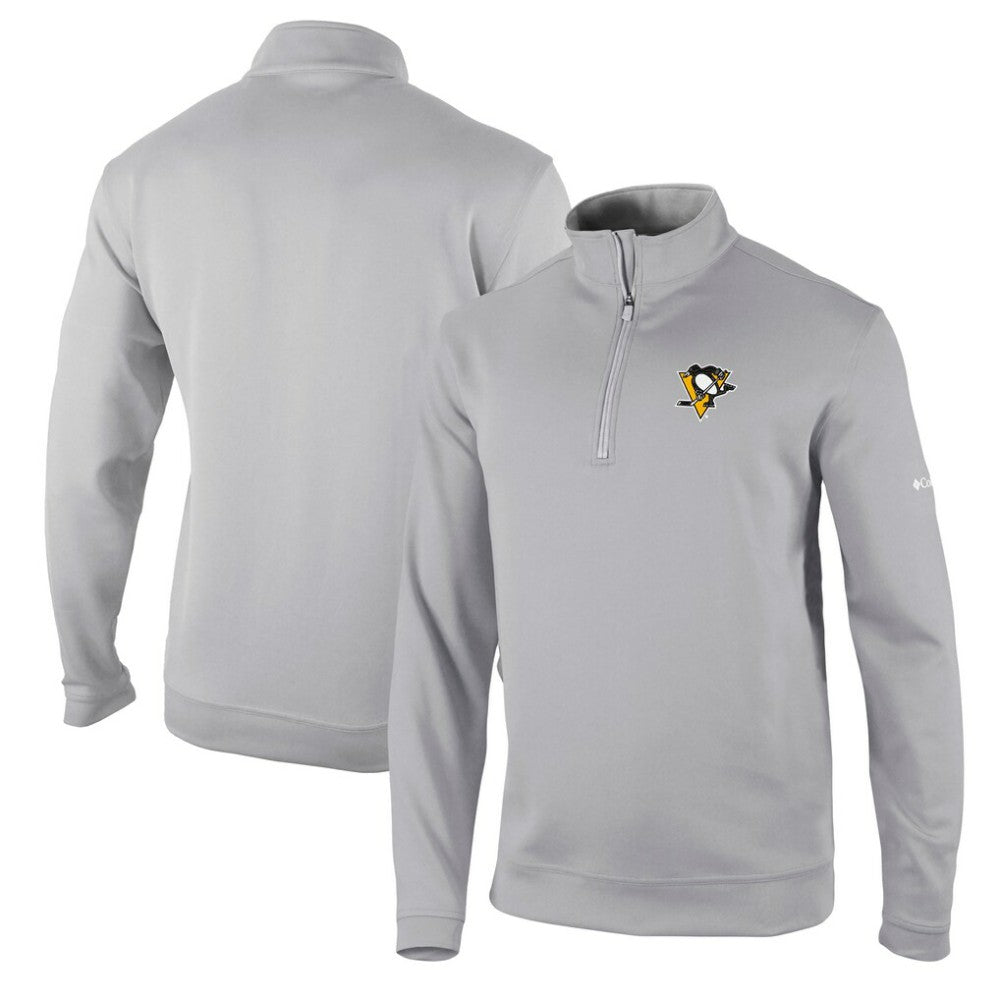 Pittsburgh Penguins Columbia Wickham Hills Omni-Wick Quarter-Zip Jacket - Gray Jackets