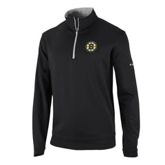 Boston Bruins Columbia Wickham Hills Omni-Wick Quarter-Zip Jacket - Black Jackets