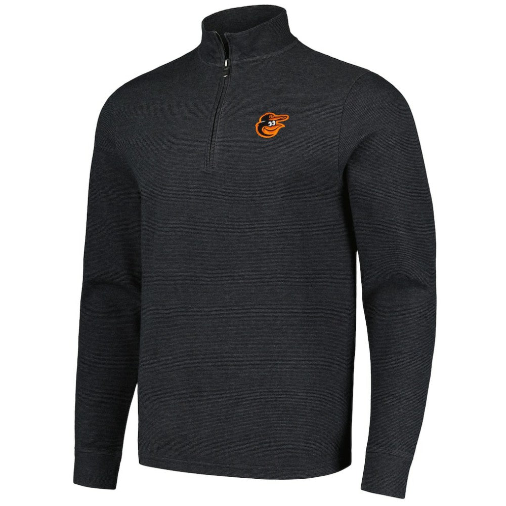 Baltimore Orioles Vineyard Vines Saltwater Quarter-Zip Jacket Black