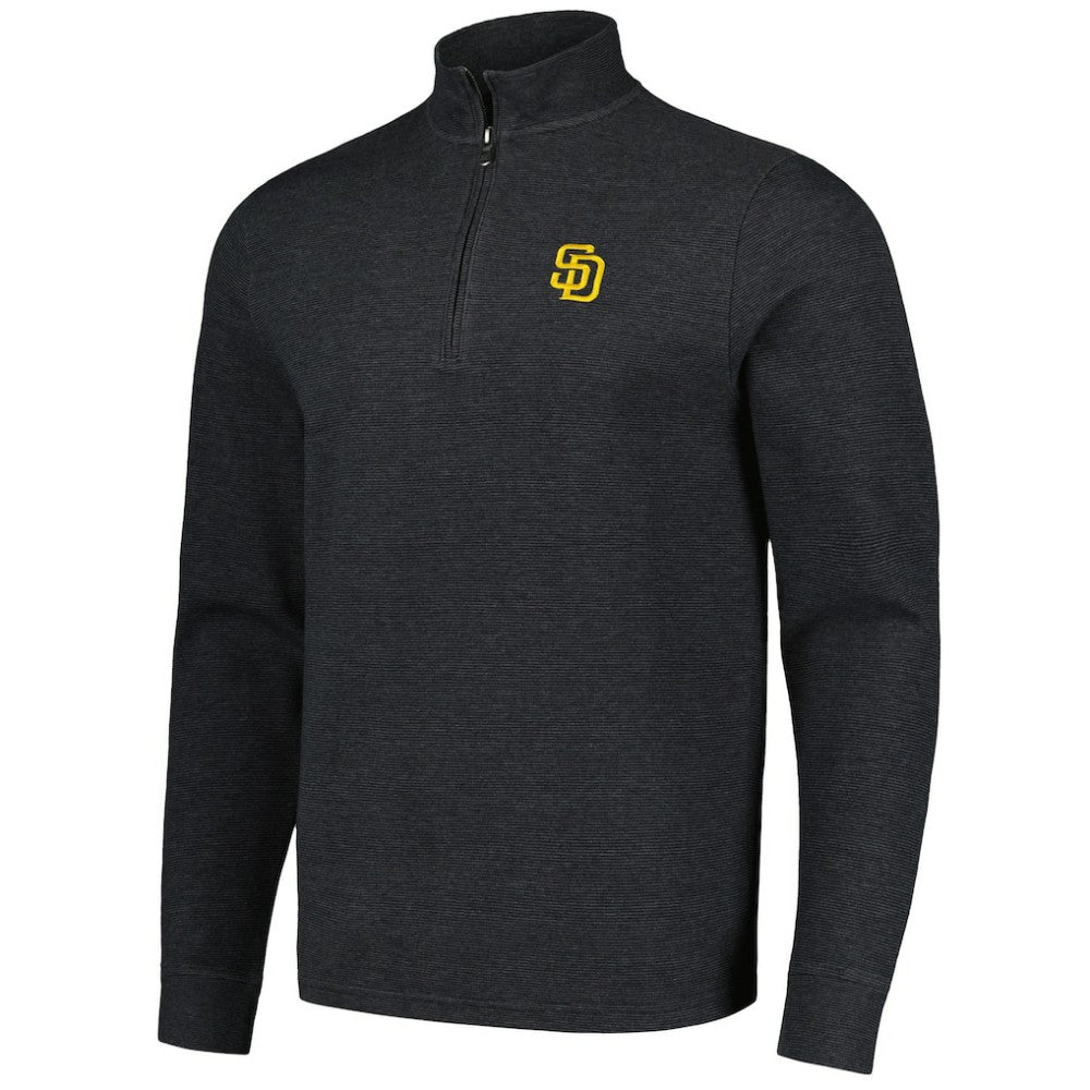 San Diego Padres Vineyard Vines Saltwater Quarter-Zip Jacket Black
