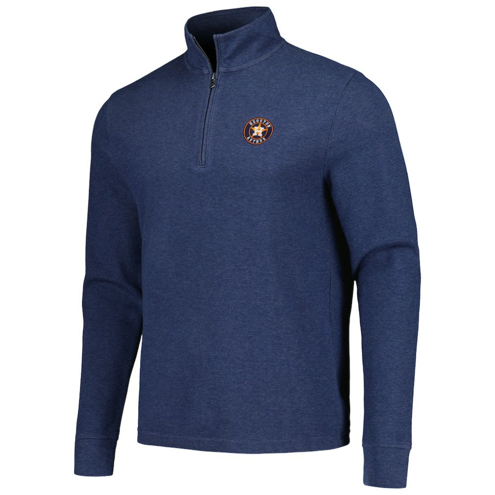 Houston Astros Vineyard Vines Saltwater Quarter-Zip Jacket Navy