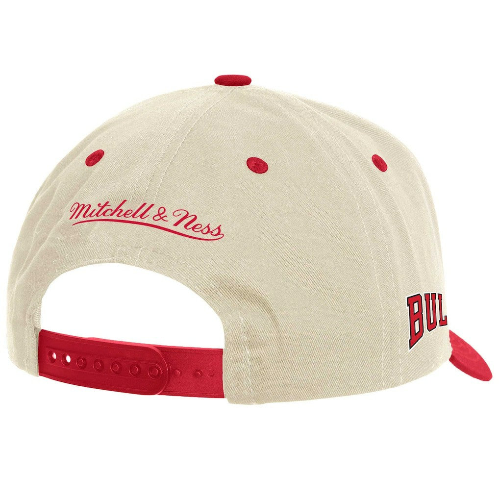 Chicago Bulls Game On Two-Tone Pro Crown Adjustable Hat - Cream for sale