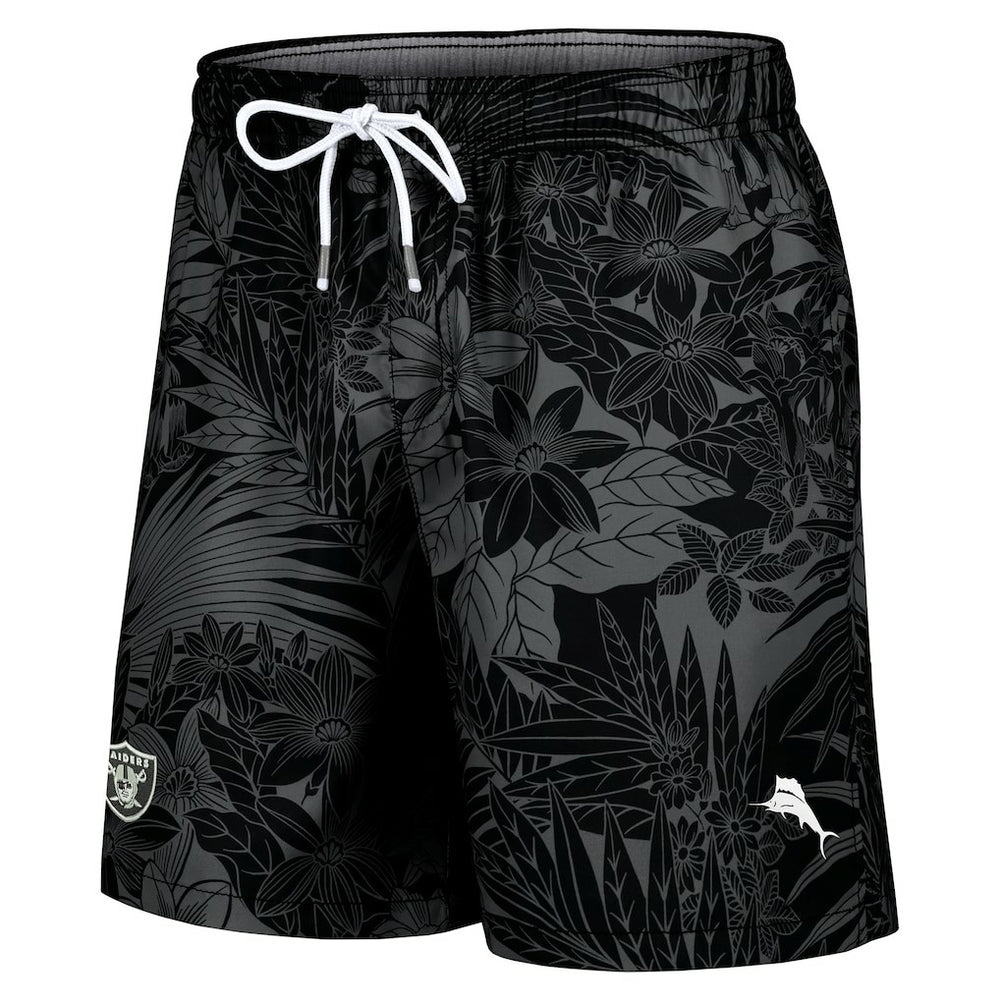 Las Vegas Raiders Santiago Palms Board Shorts - Black for sale