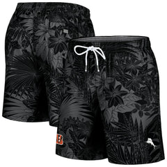 Cincinnati Bengals Santiago Palms Board Shorts - Black outlet