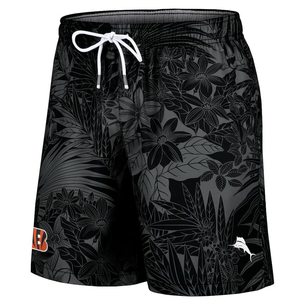 Cincinnati Bengals Santiago Palms Board Shorts - Black outlet