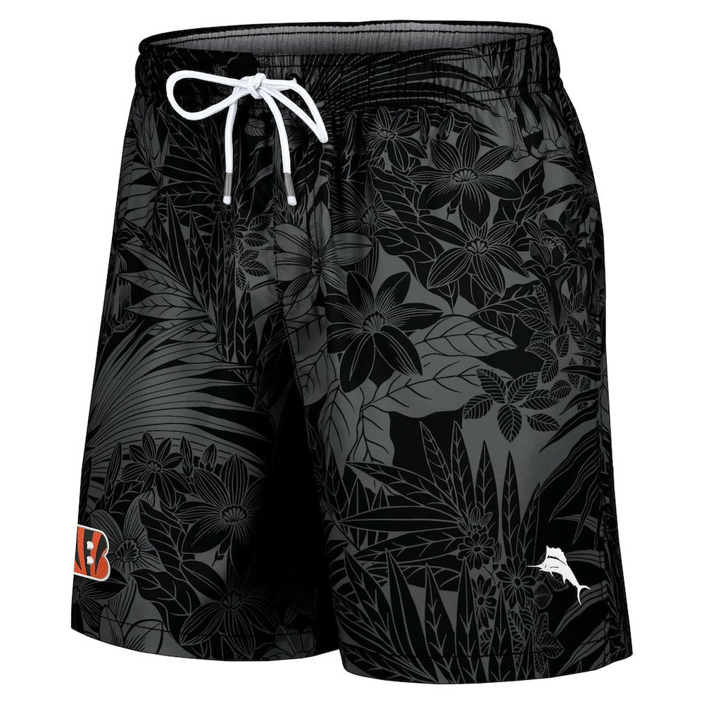 Cincinnati Bengals Santiago Palms Board Shorts - Black outlet