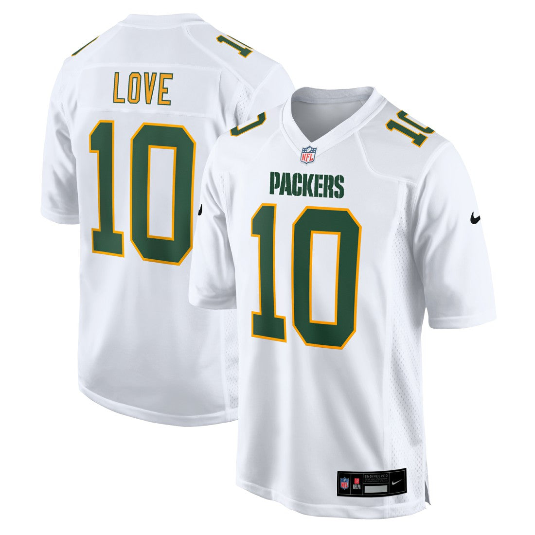 Jordan Love Green Bay Packers Fashion Game Jersey - White for sale