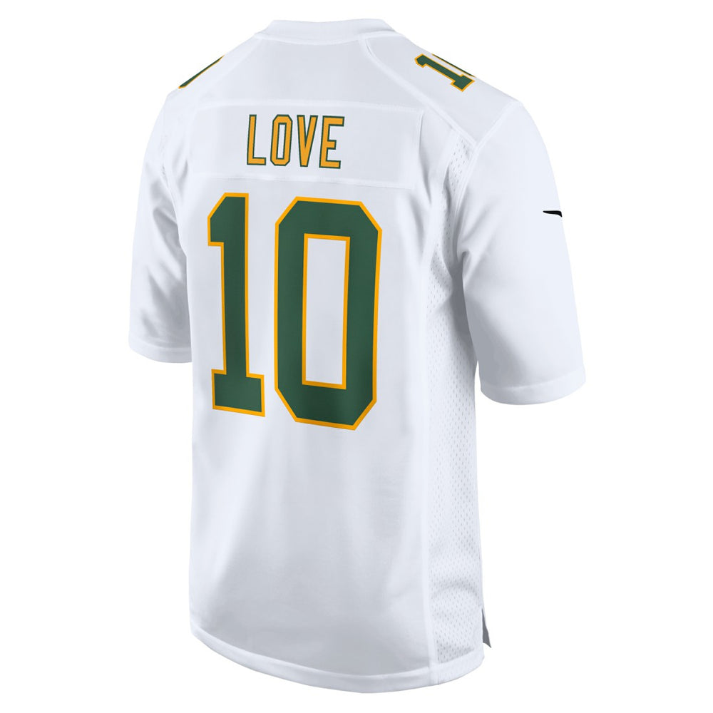 Jordan Love Green Bay Packers Fashion Game Jersey - White for sale