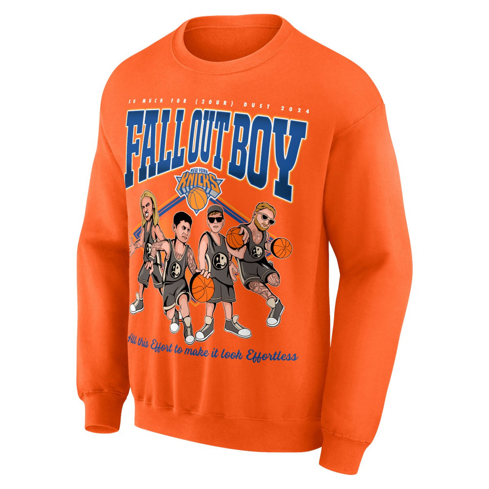 Fall Out Boy x New York Knicks Unisex So Much For (2our) Dust Pullover Sweatshirt - Orange online