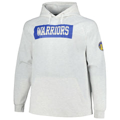Golden State Warriors Big & Tall Raglan Tri-Blend Pullover Hoodie sale - Ash cheap
