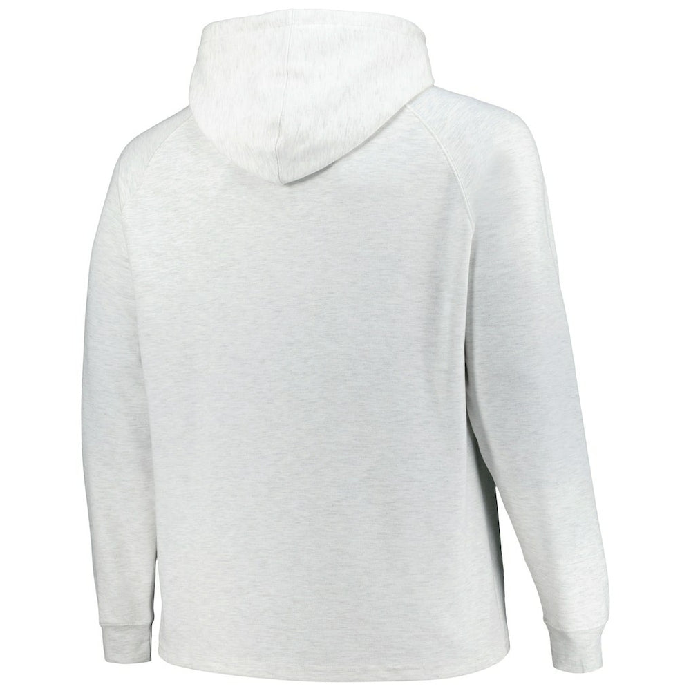 Philadelphia 76ers Big & Tall Raglan Tri-Blend Pullover Hoodie - Ash outlet