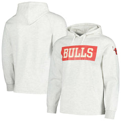 Chicago Bulls Softhand Raglan Tri-Blend Pullover Hoodie - Ash shop