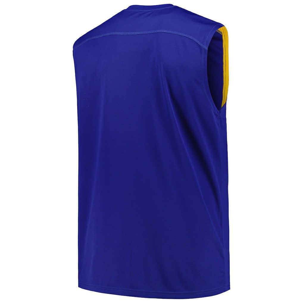 Golden State Warriors Big & Tall Birdseye Muscle Tank Top sale - Royal for sale