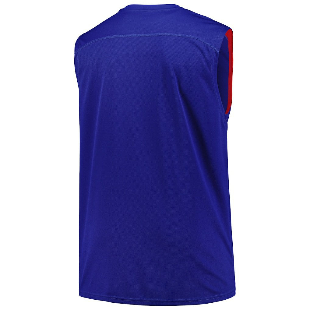 Philadelphia 76ers Big & Tall Birdseye Muscle Tank Top - Royal sale
