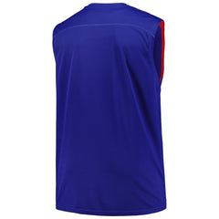 Philadelphia 76ers Big & Tall Birdseye Muscle Tank Top - Royal sale