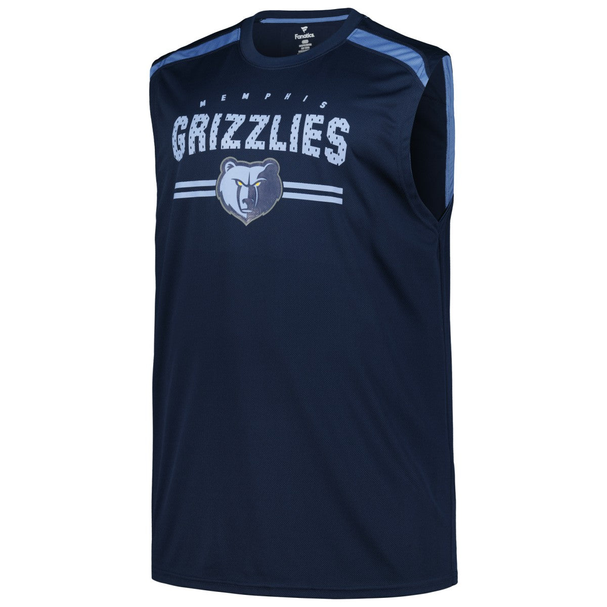 Memphis Grizzlies Big & Tall Birdseye Muscle Tank Top - Navy for sale