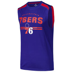 Philadelphia 76ers Birdseye Muscle Tank Top - Royal online