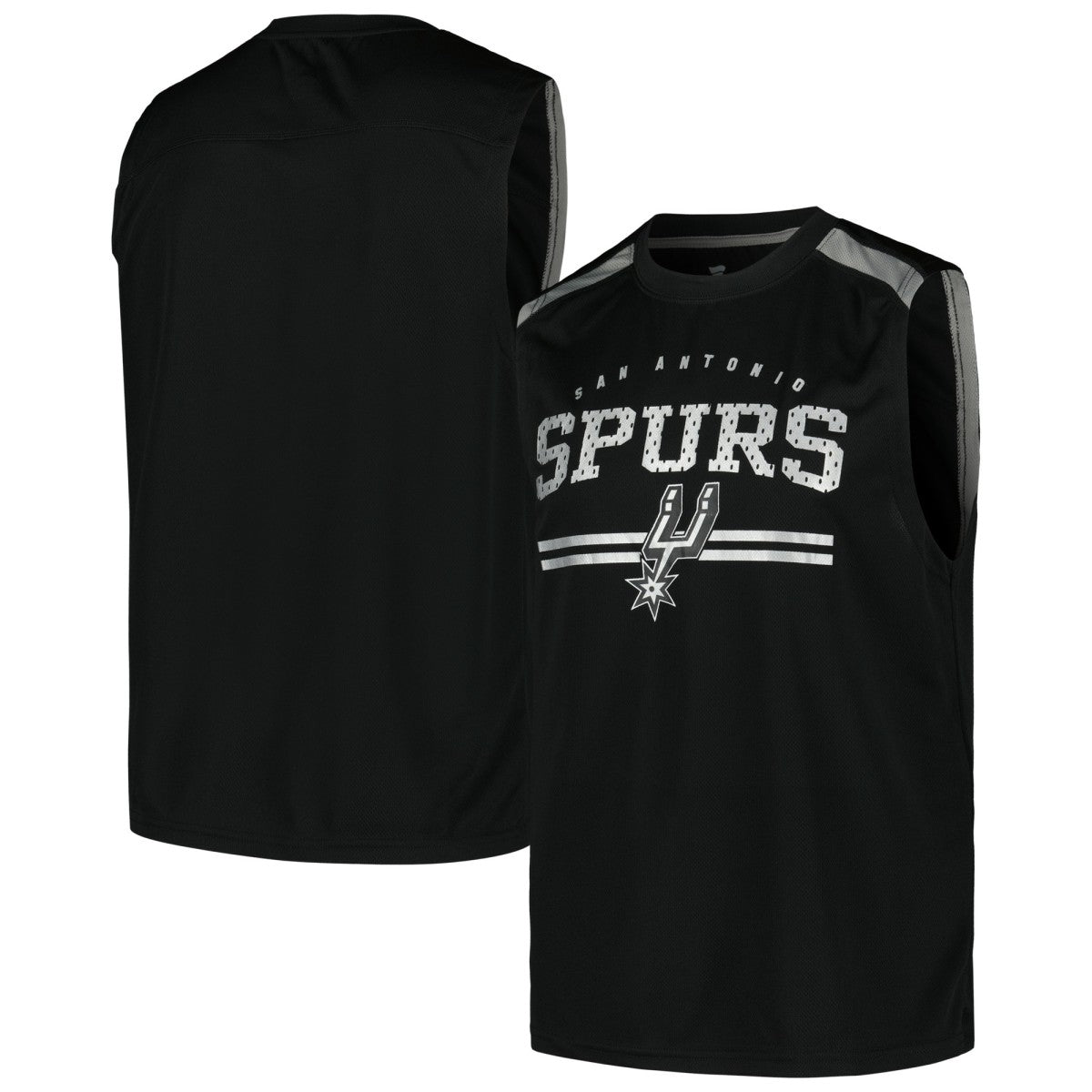 San Antonio Spurs Birdseye Muscle Tank Top - Black sale