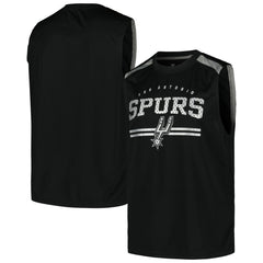 San Antonio Spurs Birdseye Muscle Tank Top - Black sale