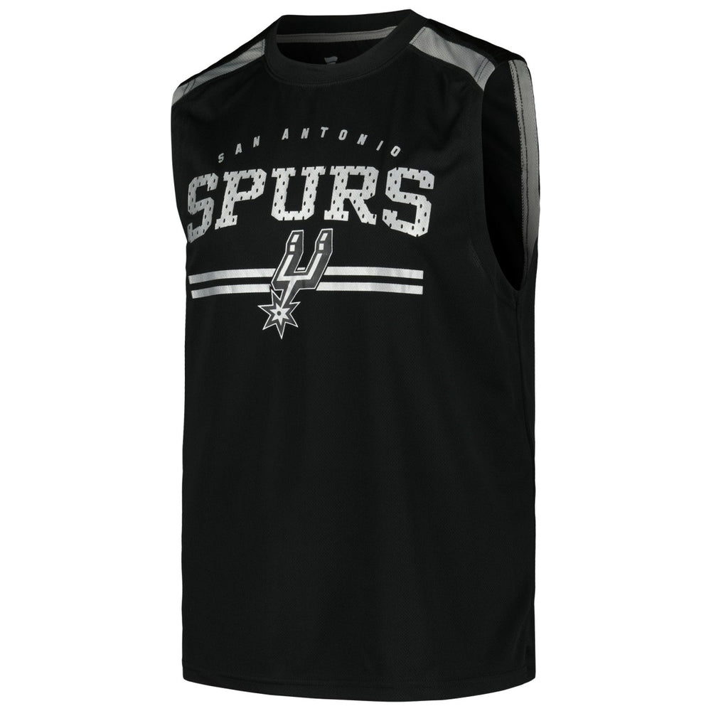San Antonio Spurs Birdseye Muscle Tank Top - Black sale