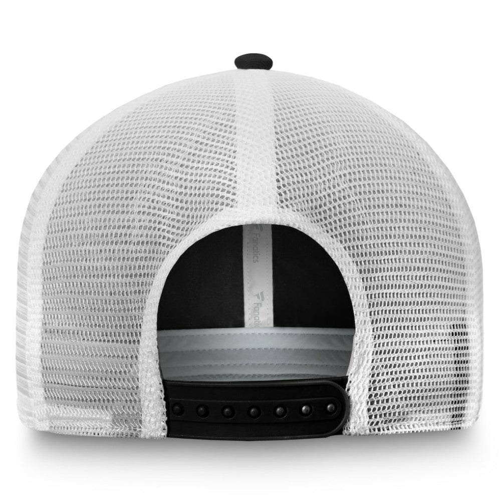 Vegas Golden Knights Fanatics Core Primary Logo Trucker Adjustable Hat - Charcoal/White Hats