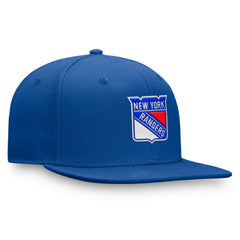New York Rangers Fanatics Core Primary Logo Fitted Hat - Royal Hats